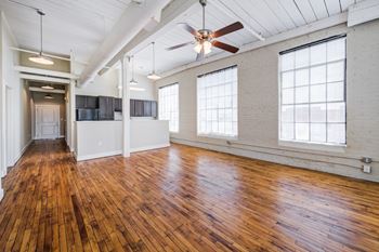 Living room with natural light
